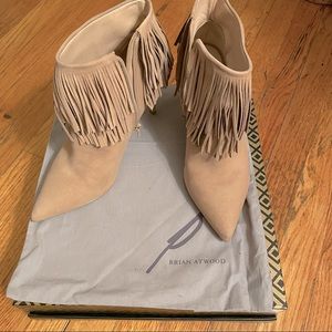 Brian Atwood Fringe Booties